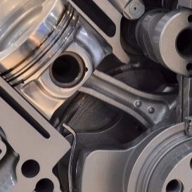 11.5% fuel wasted on friction Engine with cutout exposing mechanisms
